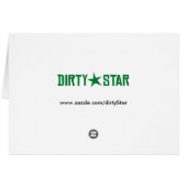 Biking Green Hills Card (Back Horizontal)