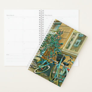 Biking Lover Gift Cycling Painting Planner