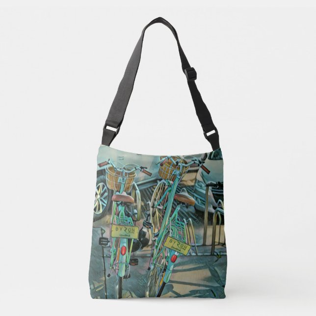 Biking Lover Gift For Cyclist Crossbody Bag (Front)