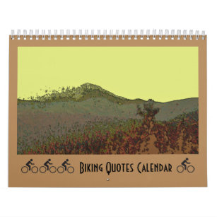 Biking Quotes Calendar