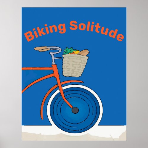 Biking Solitude edit test Poster