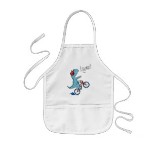 Biking T-Rex Roar Kids' Apron