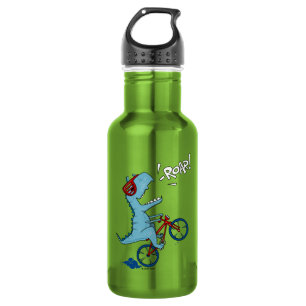 Biking T-Rex Roar Stainless Steel Water Bottle
