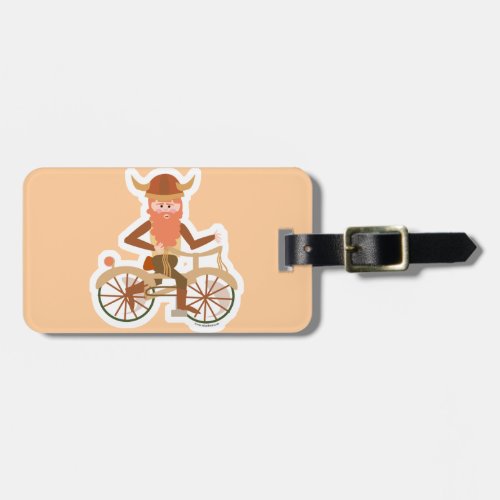 Biking Viking Luggage Tag