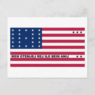Bikini Atoll Flag Postcard