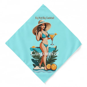 Bikini Babe Big Hat- Big Cocktail Thunder_Cove Bandana