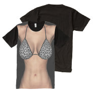 Bikini Babe Torso Pale Skin All-over-print T-shirt at Zazzle