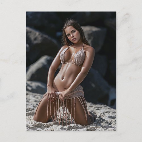 Bikini Beach Babe Beauty Photo  Postcard