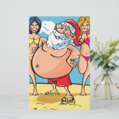 bikini beach santa claus (Standing Front)