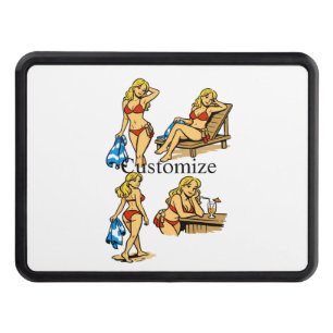 Bikini Beach Time Thunder_Cove Hitch Cover