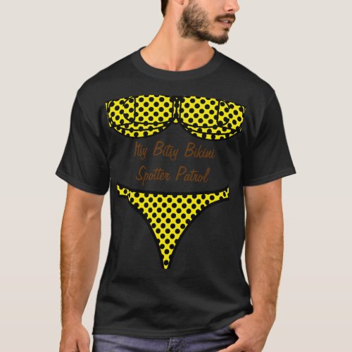 Bikini Black Polka Dot T_Shirt