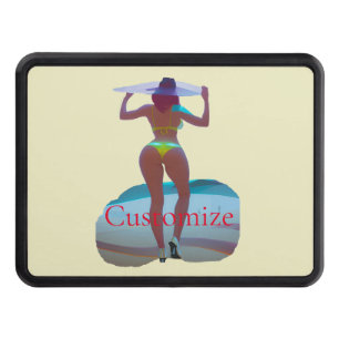 Bikini Booty Beach Girl Thunder_Cove Hitch Cover