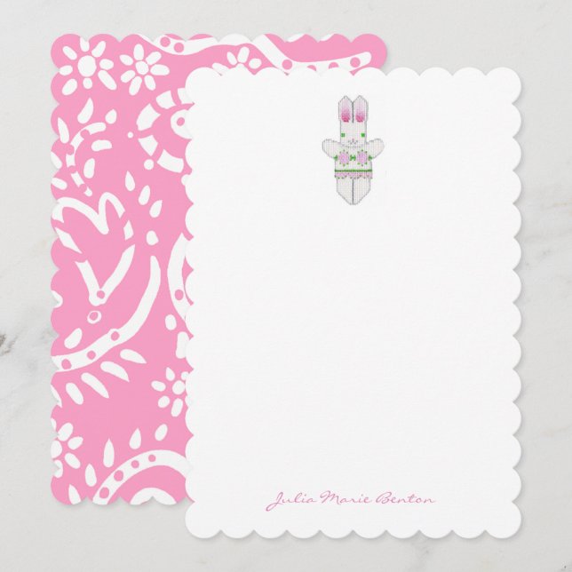 Bikini Bunny Personalized Notes (Front/Back)