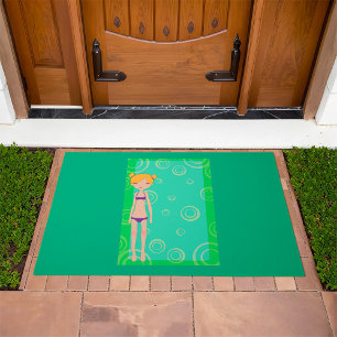 Bikini Girl Doormat