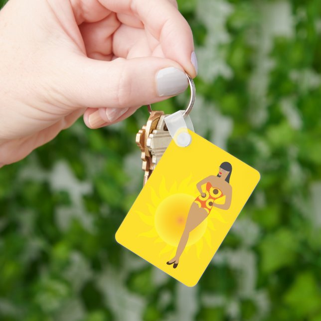 Bikini Girl Keychain (Hand)