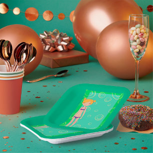 Bikini Girl Paper Plates