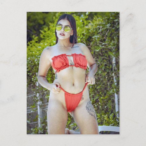 Bikini Girl Postcard