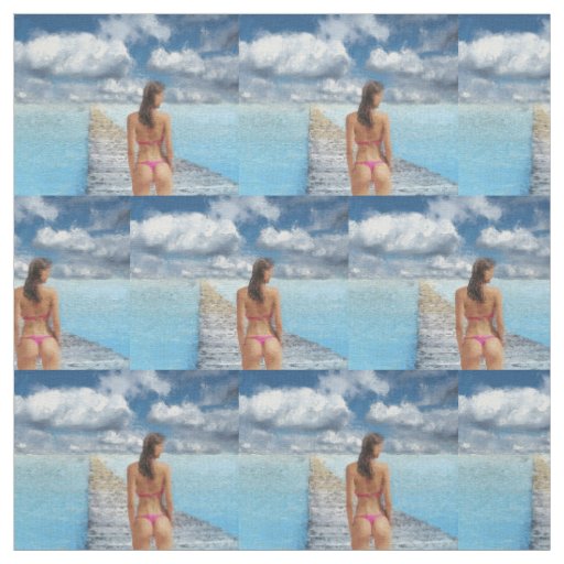 Bikini Girl Thunder_Cove Fabric