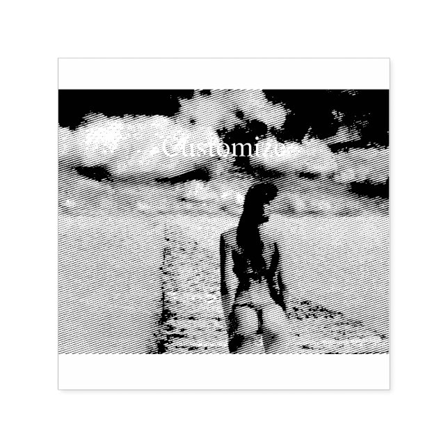 Bikini Girl Thunder_Cove  Self-inking Stamp (Design)