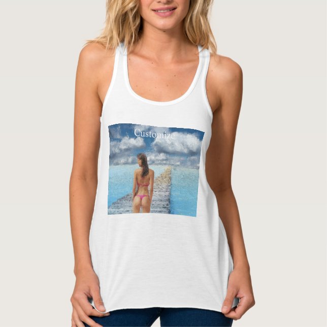 Bikini Girl Thunder_Cove  Tank Top (Front)
