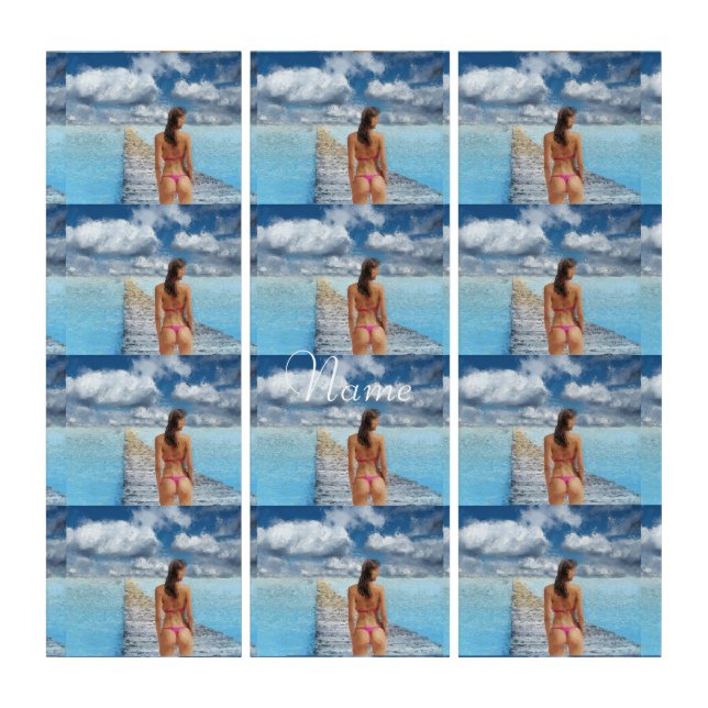 Bikini Girl Thunder_Cove  Triptych (Front)