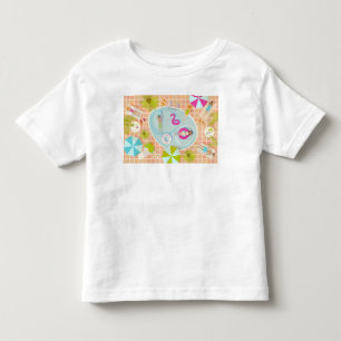 Bikini girls and guys playing swimming pool game toddler t-shirt