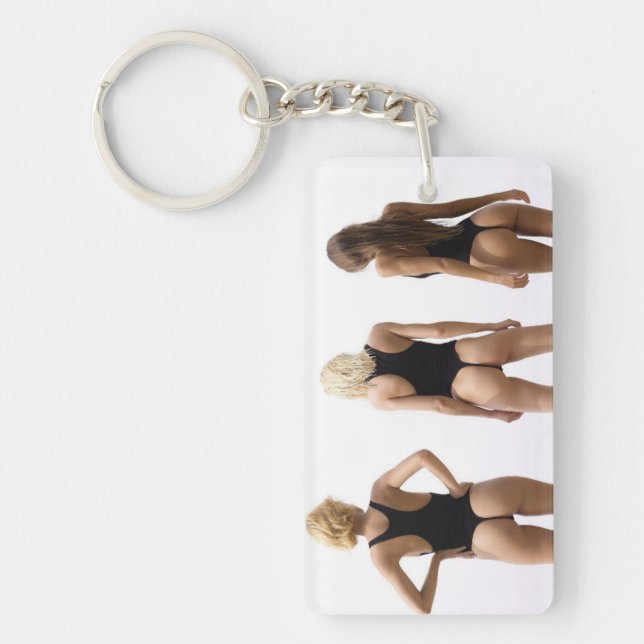 Bikini Girls Photo Key Chain (Front)
