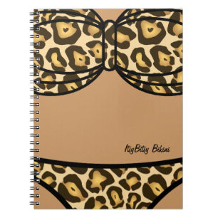 Bikini Leopard Print Notebook