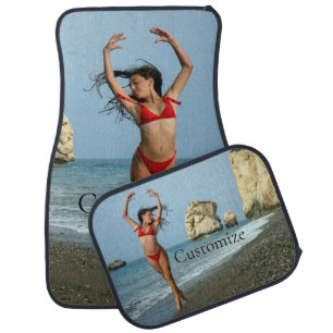 Bikini Model Dancing Thunder_Cove Car Floor Mat