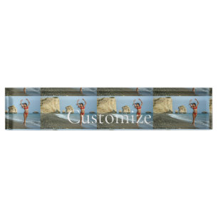 Bikini Model Dancing Thunder_Cove Desk Name Plate