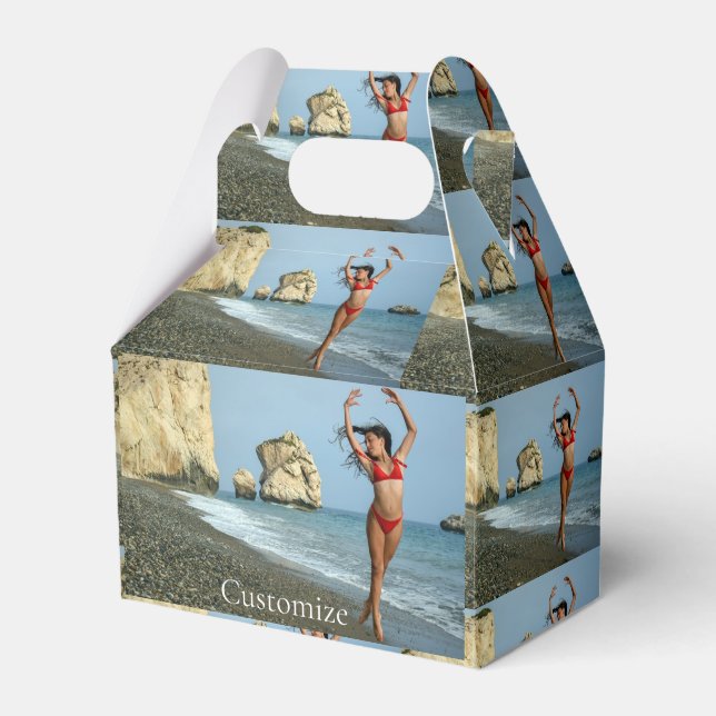 Bikini Model Dancing Thunder_Cove Favor Boxes (Front Side)