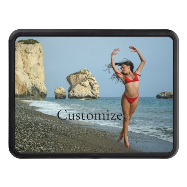 Bikini Model Dancing Thunder_Cove Hitch Cover (Front)
