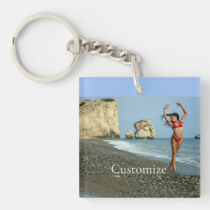 Bikini Model Dancing Thunder_Cove Keychain