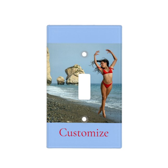 Bikini Model Dancing Thunder_Cove Light Switch Cover (Front)