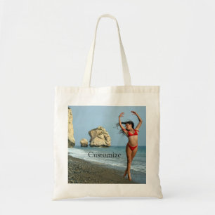 Bikini Model Dancing Thunder_Cove Tote Bag