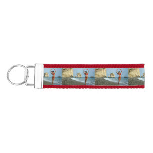 Bikini Model Dancing Thunder_Cove Wrist Keychain