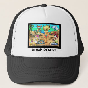 Bikini Rump Roast Funny Offbeat Tees & Gifts Trucker Hat