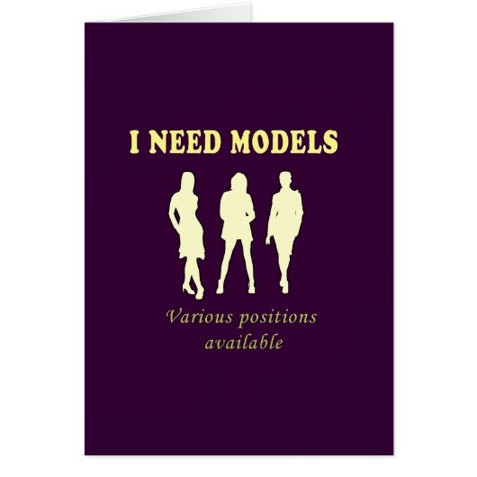 Bikini top models cards (Front)