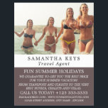 Bikini Vacation, Travel Agent Advert  Flyer<br><div class="desc">Bikini Vacation,  Travel Agent Advertising Flyers By The Business Card Store.</div>