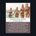 Bikini Vacation, Travel Agent Advert  Flyer<br><div class="desc">Bikini Vacation,  Travel Agent Advertising Flyers By The Business Card Store.</div>