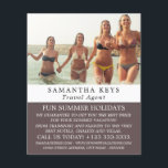 Bikini Vacation, Travel Agent Advert  Flyer<br><div class="desc">Bikini Vacation,  Travel Agent Advertising Flyers By The Business Card Store.</div>