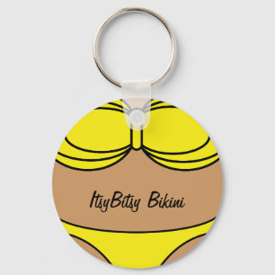 Bikini Yellow Keychain