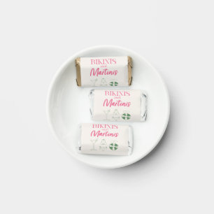 Bikinis and Martinis Bridal Shower Favor Beach