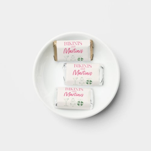 Bikinis and Martinis Bridal Shower Favor Beach