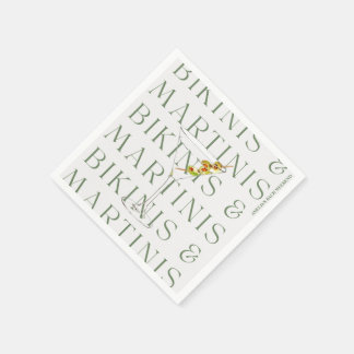 Bikinis and Martinis Napkins
