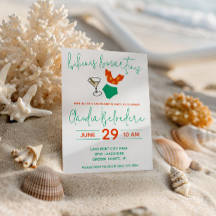 Bikinis and Martinis Themed Bachelorette Party Invitation