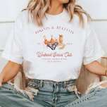 Bikinis & Bellinis Bachelorette Social Club T-Shirt<br><div class="desc">Make a splash with this Bikinis & Bellinis Weekend Social Club t-shirt, perfect for matching bridal party outfits at your bachelorette weekend or beach getaway. Featuring a fun watercolor bikini and Bellini cocktail design, this customizable shirt adds a stylish and playful touch to your celebration. Personalize with the bride’s name,...</div>