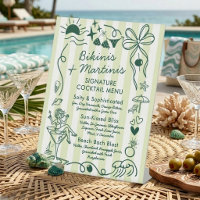 Bikinis & Martinis Bachelorette Signature Drinks