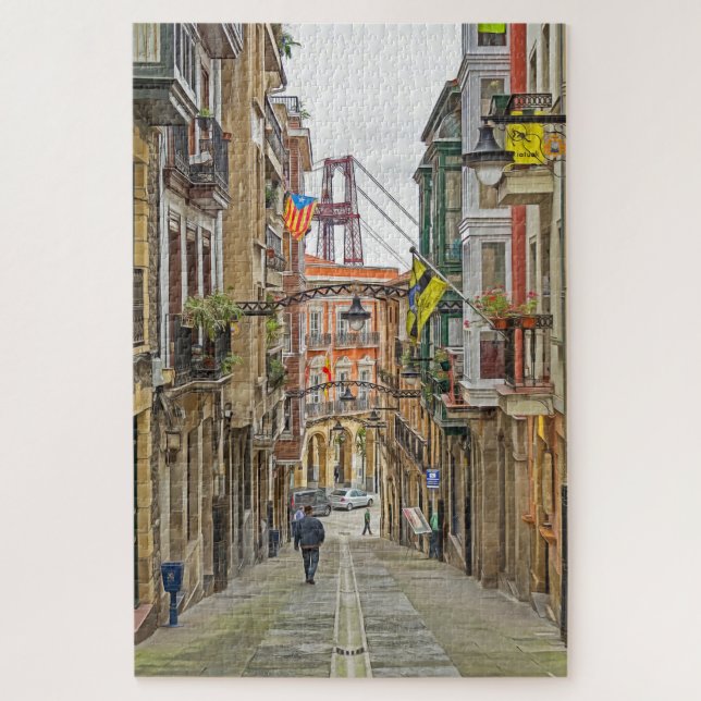  Bilbao. #11. Portugalete.  Jigsaw Puzzle (Vertical)