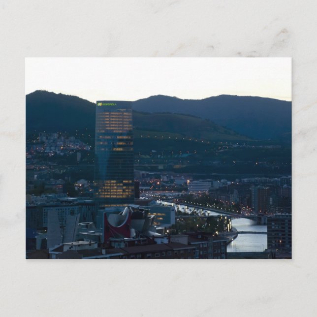 Bilbao al atardecer postcard (Front)